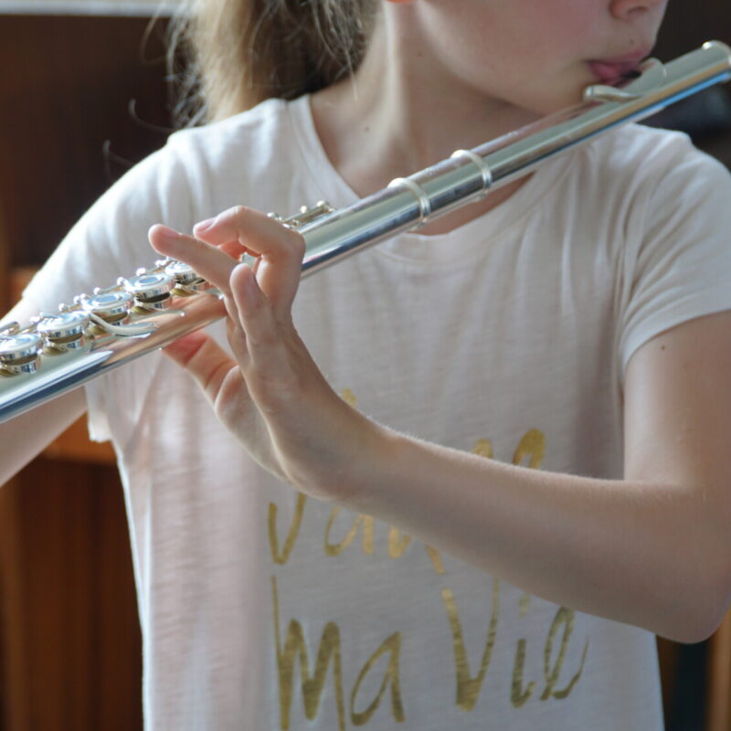 Parcours découverte des instruments à vent : saxonette, flûte traversière, saxophone